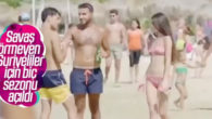 Lazkiye Plajı’nda eğlenen Suriyeliler