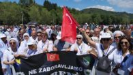İzmir Bosna Sancak Dernek üyeleri Srebrenitsa anma töreninde