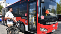 İzmir’de katlanır bisikletlere otobüs izni