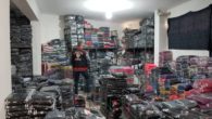 İzmir’de piyasa değeri 4 milyon TL olan sahte giyim ürünü ele geçirildi