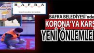 Bafra Belediyesinden Koronaya Karşı Yeni Önlem