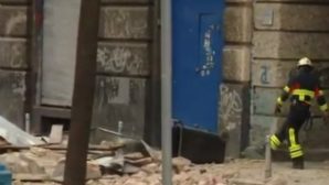 Karantina altındaki Zagreb depremle sarsıldı
