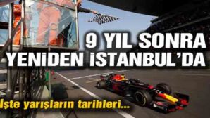 9 Yıl Aradan Sonra Formula 1 Yeniden Türkiyede